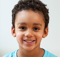Little boy with healthy smile